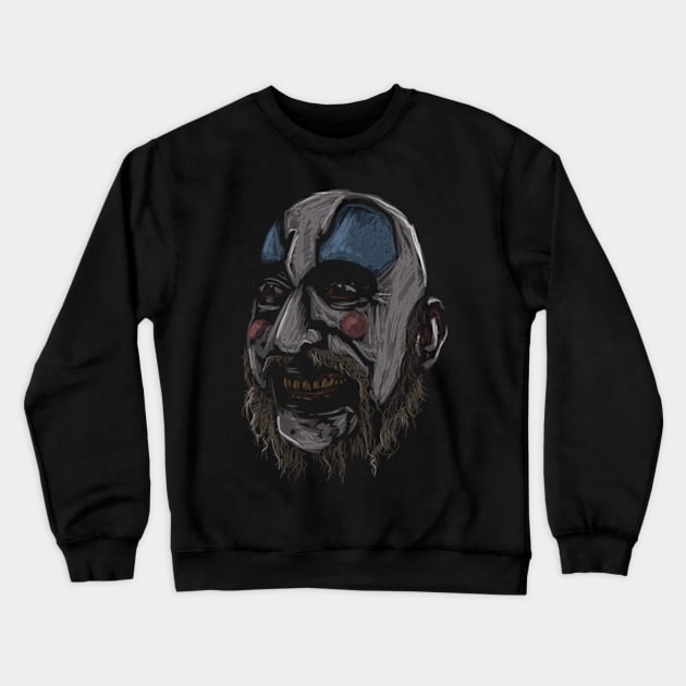 Captain Spaulding's Fried Chicken and Gasoline – Taste the Horror Crewneck Sweatshirt by Iron Astronaut